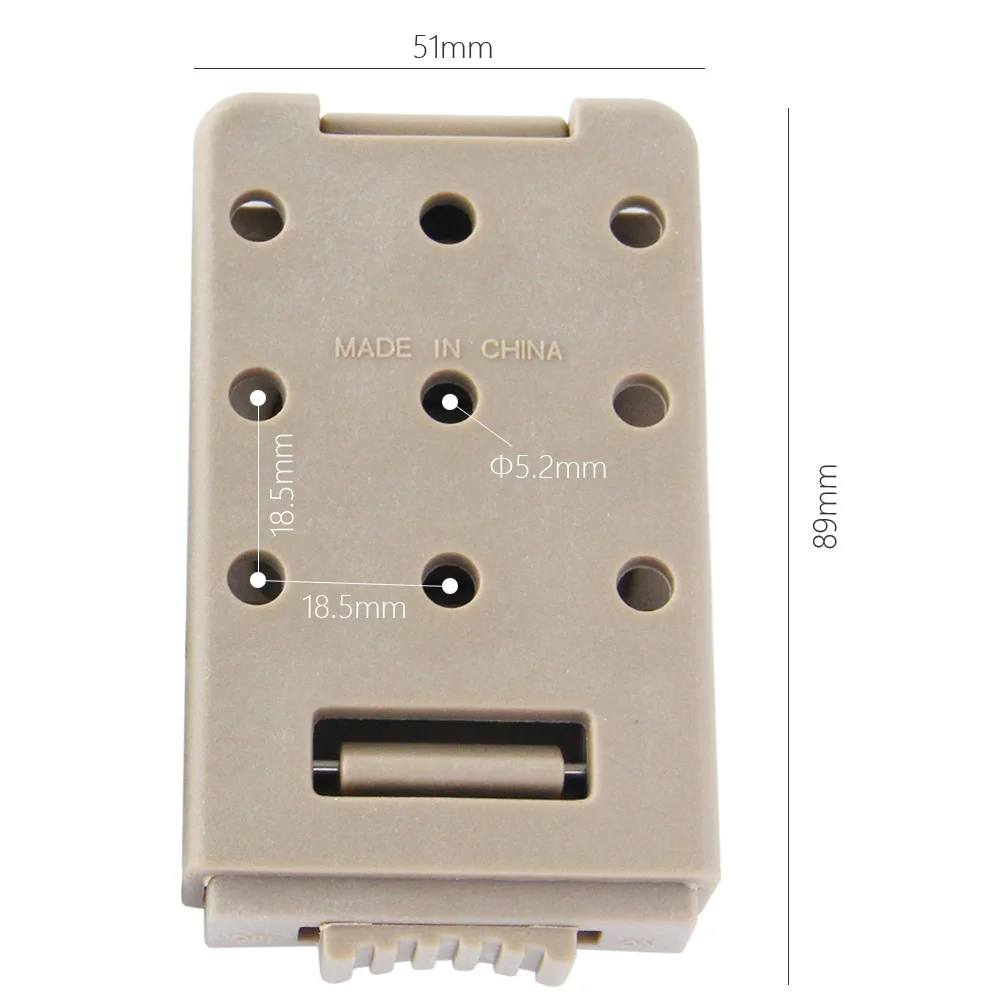 Belt Attachments Holster Loops Large Belt Clip For DIY Knife Kydex Sheath Holster with Lock and Mounting Hardware  Knife Parts