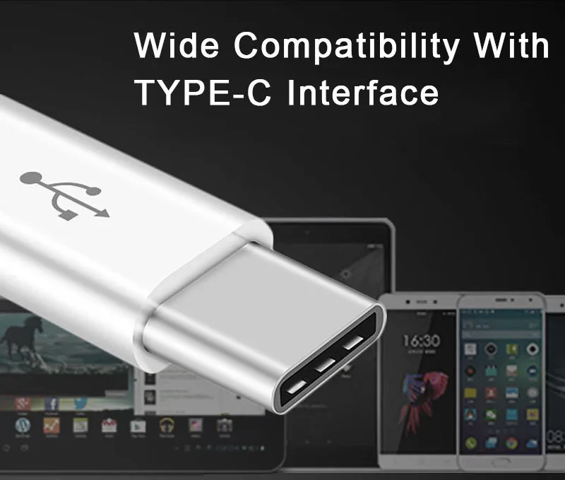 Mini-Konverter Micro-USB zu Typ-C-Adapter für Telefon unterstützt Laden und Datenübertragung Typ-C-Splitter breite Kompatibilität – Detail 1