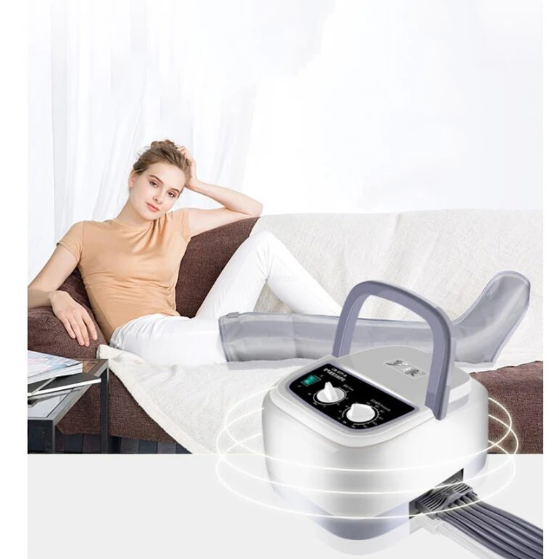 Air wave pressure massager Kneading the crus with varicose veins in the elderly Physiotherapy massager sole