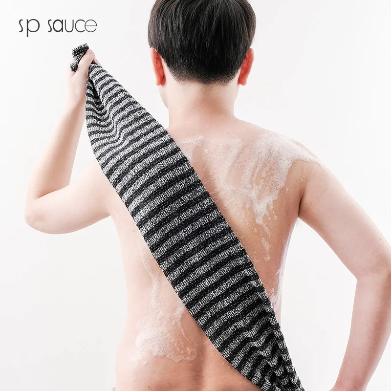 Japanese Rubbing Washcloth Bath Brush, Back Towels, Exfoliating Scrub, Shower Sponge, Nylon Towel, Bathroom Accessories