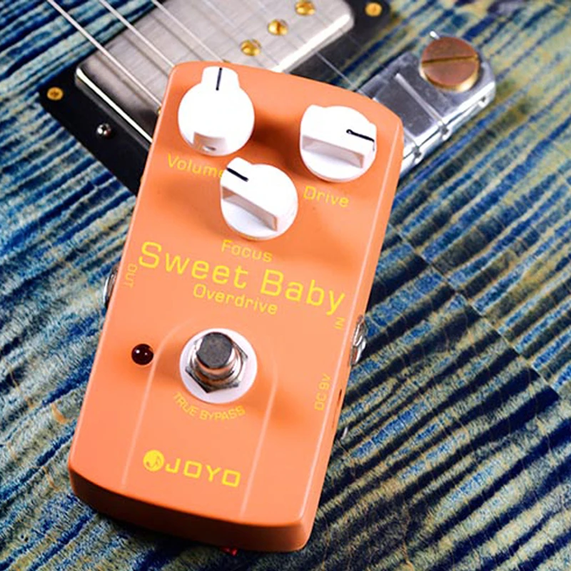 JOYO JF-36 Sweet Baby Electric Guitar Effect Pedal Low Gain Overdrive Pedal Guitar Accessories True Bypass Design