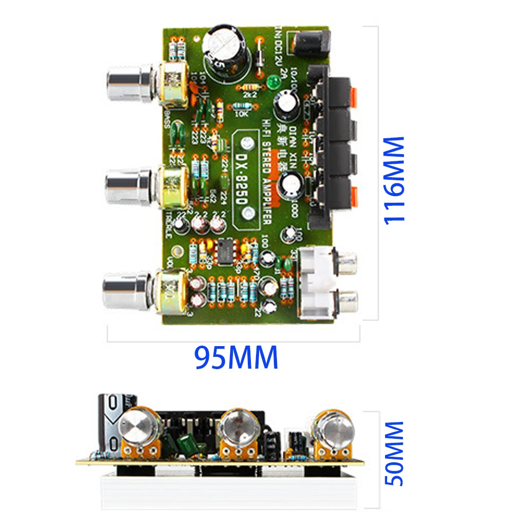 Tenghong HIFI Stereo Audio Amplifier 30W+30W 2.0 Channel Sound Amplifier Board For Car Computer Speaker Amplificador DC12V AMP