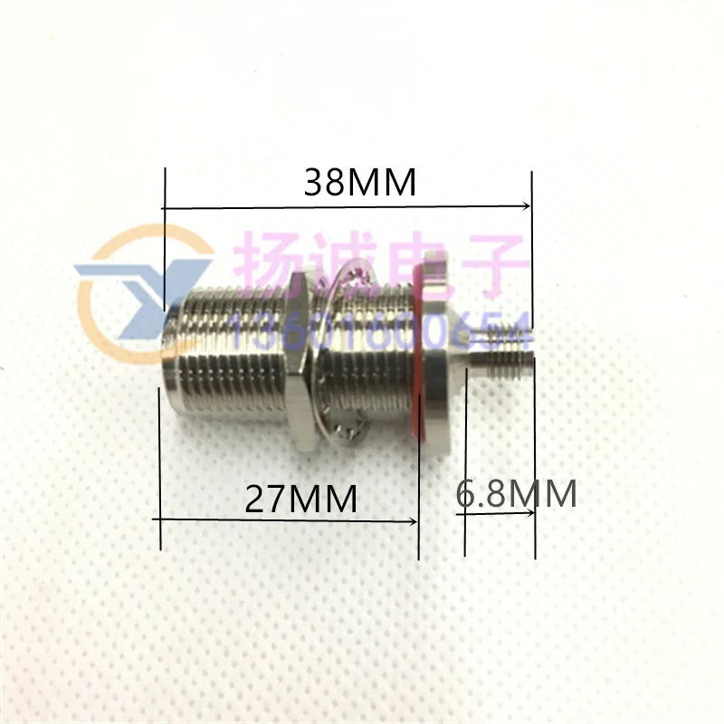 جميع النحاس N-SMA-KKY RF محول L16 N رئيس أنثى إلى SMA أنثى لوحة ثابتة محول مقاوم للماء
