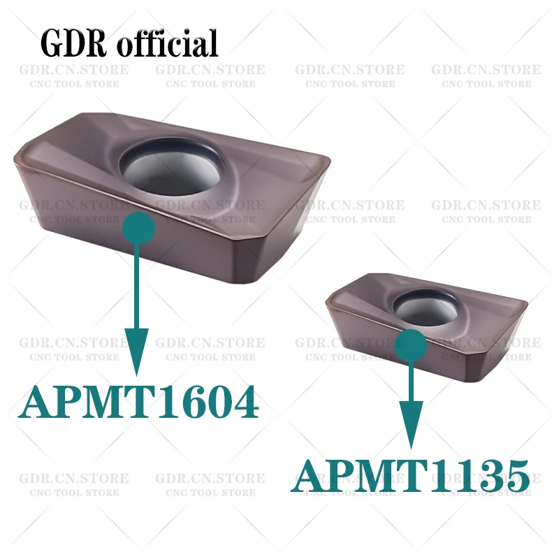 Ferramenta de inserção de torneamento, usada para 300R e 400R, APMT1604, APMT1135, H2, M2, APMT 1135, APMT 1135, APMT 1604