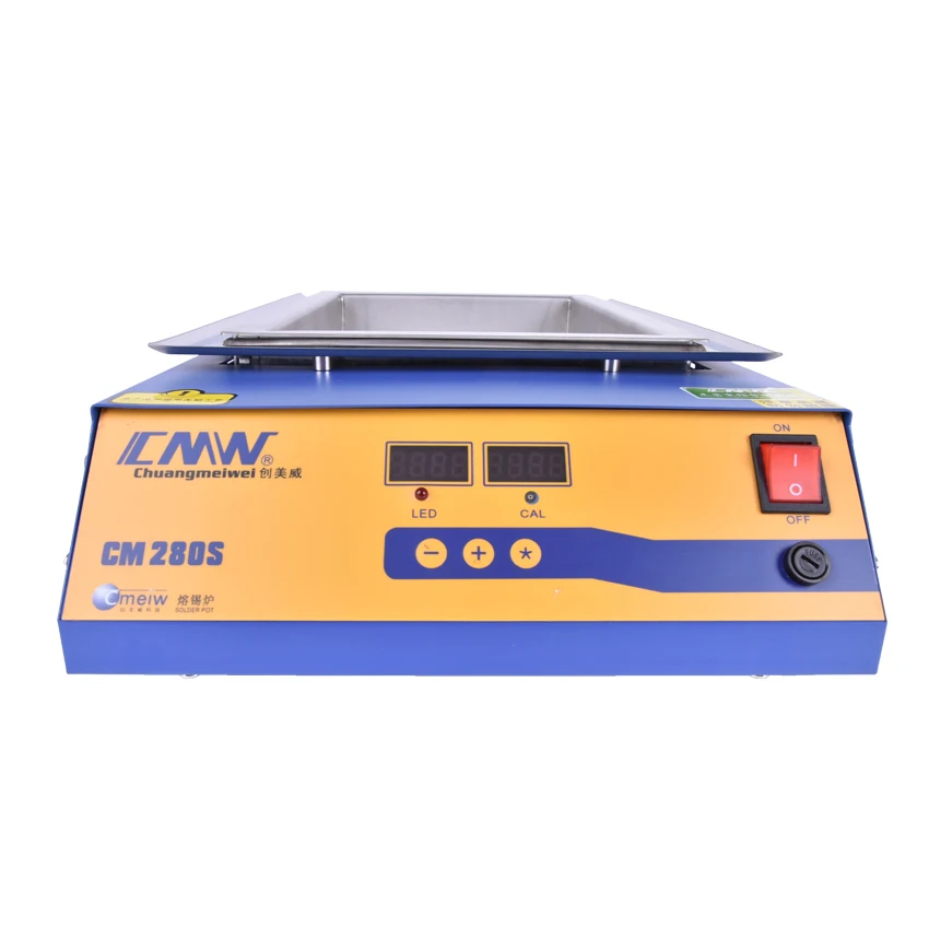 Lead-free solder pot Digital display 2000w melt tin 21.2KG temperature adjustable Melting tin furnace square tin stove