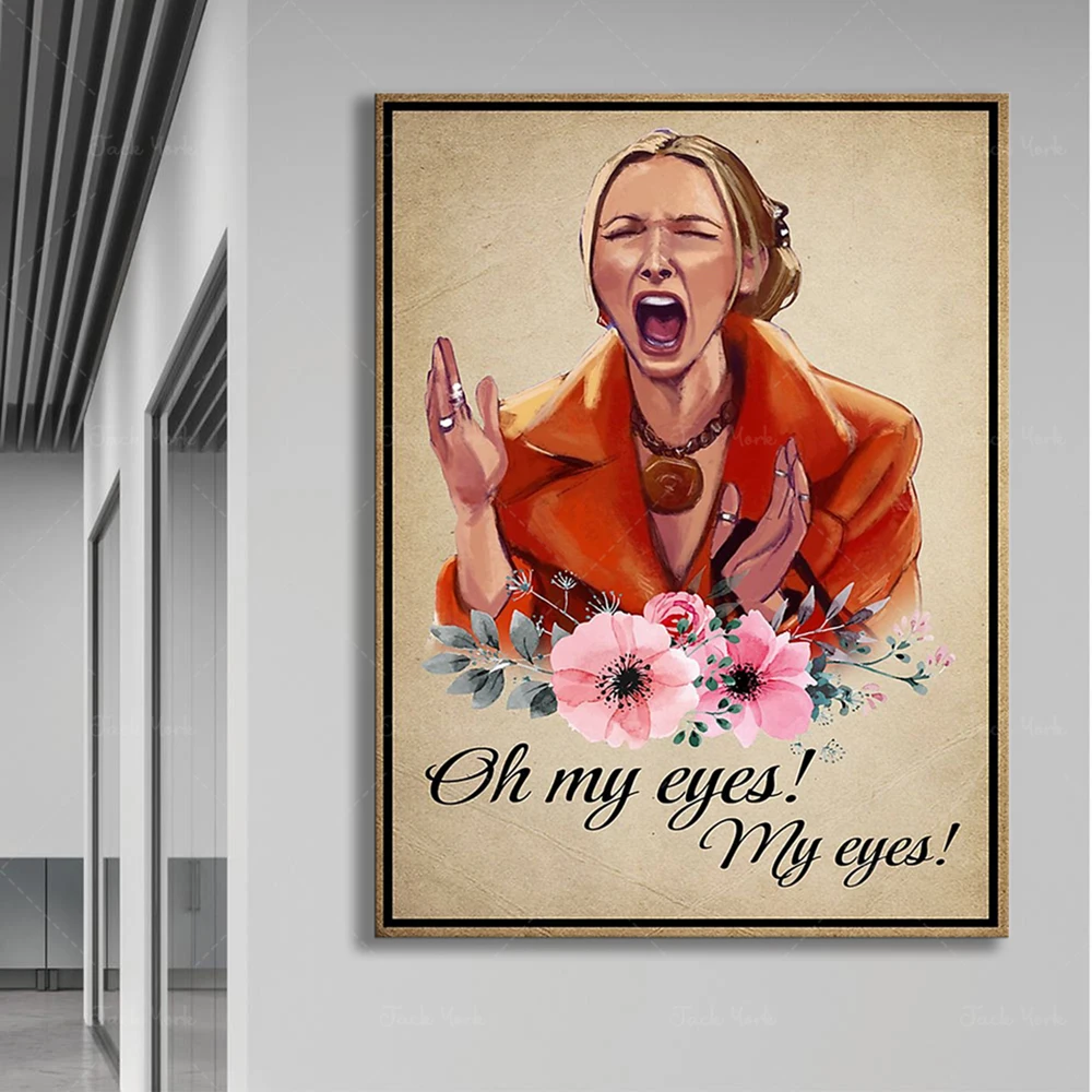 Oh My Eyes Poster Phoebe Buffay Friends TV Show Poster Living Room Decoration Wall Art Prints Home Decor Canvas