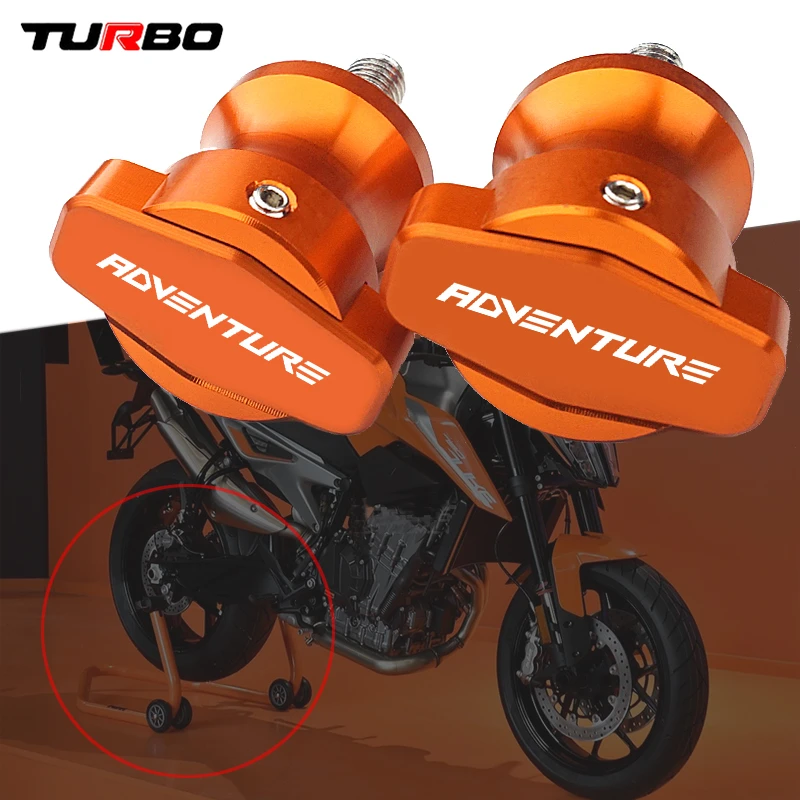 

M10 Motorcycle Swingarm Slider Spools For KTM 990 SMT/SUPERMOTO/SUPER DUKE 1090/1190/1290 ADVENTURE CNC Aluminum Stand Screws