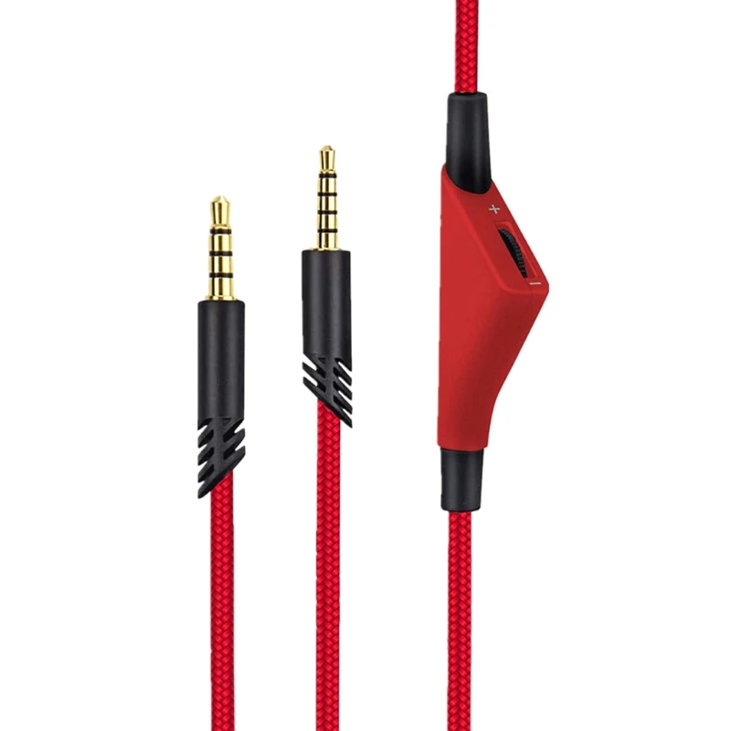 OOTDTY-Cable de extensión de Audio estéreo, repuesto de 2,0 m para auriculares Astro A10, A40, A30 con función de silencio