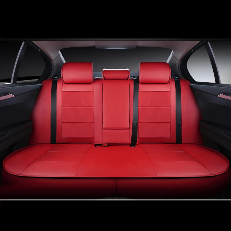 Customized Cowhide & PVC Leather Seat Cover for Toyota Wish Accessories 2010 2014 Seat Covers for Car Protector Interior Styling image 4