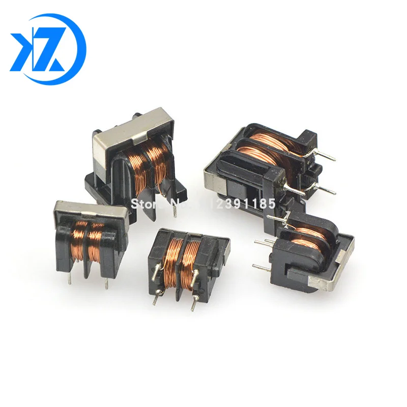 5Pcs/lot UU9.8 UF10.5 Common Mode Choke Inductor 10mH 20mH 30mH 40mH 50mH For Filter Pitch 7*8mm 10X13mm