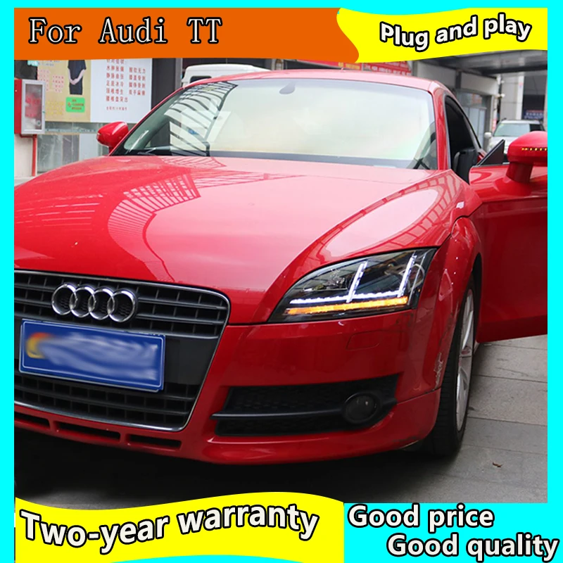 

Car Styling for Audi TT headlight 2006-2014 led headlight for TT Headlight Lamp with dynamic turn signal