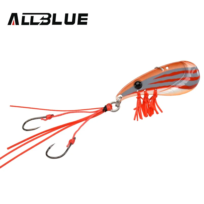 ALLBLUE Crazy Shrimp 7g 14g Metal VIB Sinking Blade Spoon Fishing