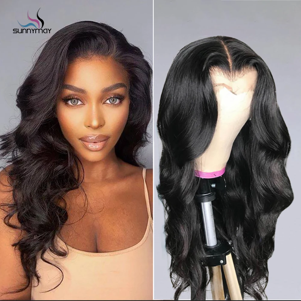 

13x4 Straight Lace Front Human Wigs Pre Plucked Hairline Baby Hair Long 8-26Inch 150% Remy Brazilian Human Hair HD Lace Wigs