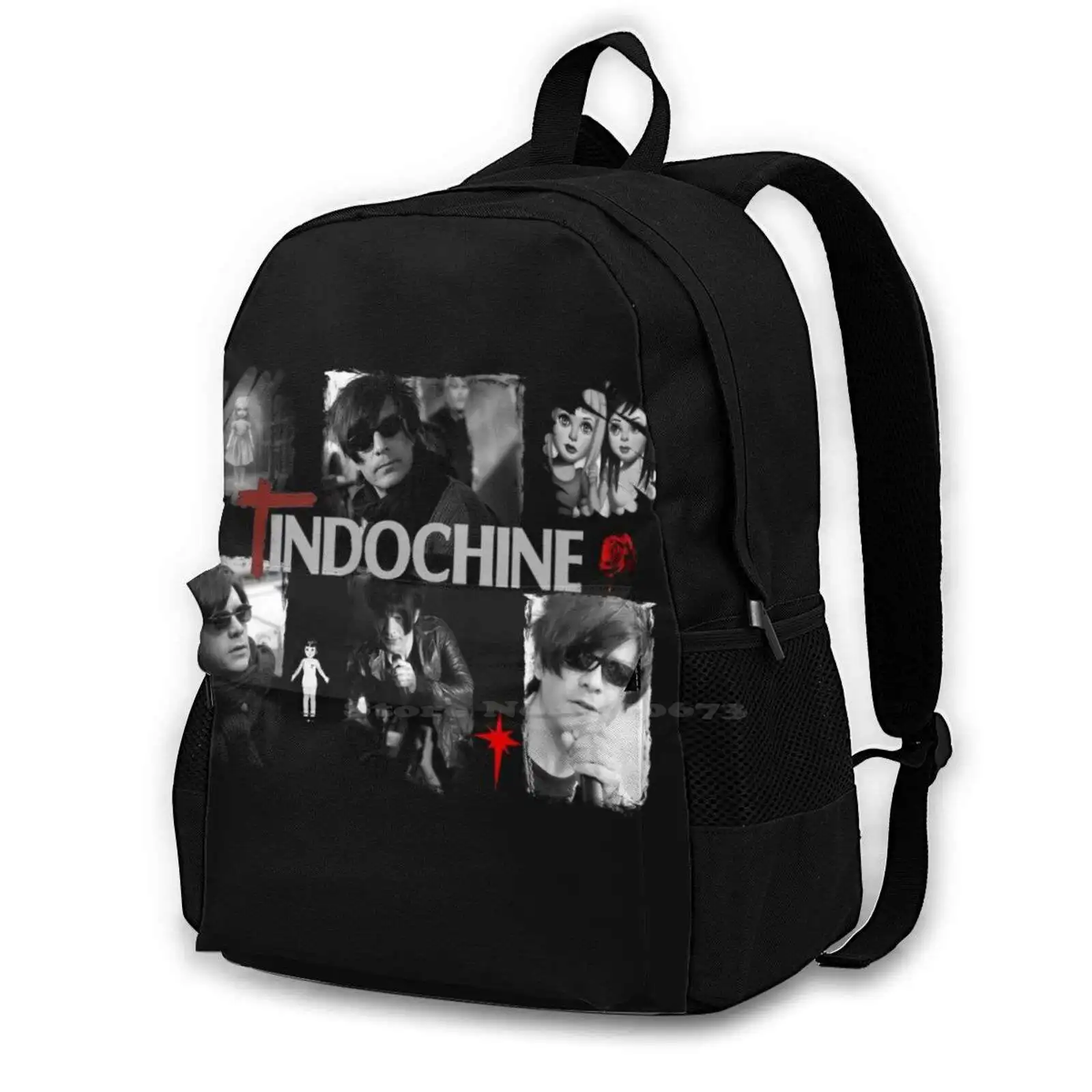 Hot Sale Schoolbag Backpack Fashion Bags Pop Francophonie Canary Bay New Wave French Music Band