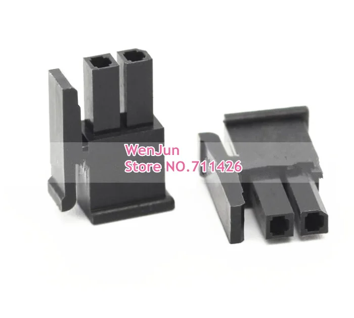 MXM3.0MM 2pin male Connector 3.0-1*2pin MALE black male power connector pitch 3.0mm plastic shell connector 43025-0200