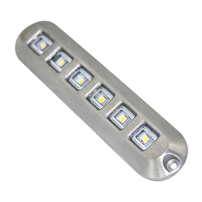 6W 12W 18W RGB RGBW Remote Control White 12VDC Marine Boatledunderwaterlight Submersible Yacht LED Boat Underwater Lights