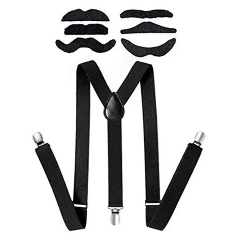 Multi Men Party Props 1920S Theme Cosplay Stage Performance Gatsby Beret Cigar Watch Suspender Tie Costumes Accessories Set gift