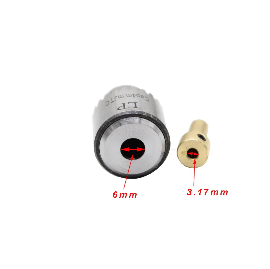 Electric Drill Grinding Mini Chuck Key JT0 0.3-4mm with 3.17mm Shaft 3 Jaws Adapter Kits Mandril Cartridge for Motor