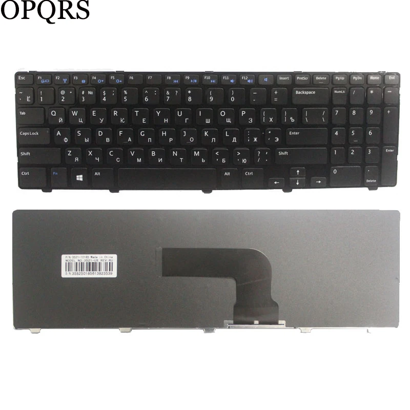 

Новинка для Dell MP-12F83SU-698 PK130SZ3A00 0YH3FC SN7221 SG-60000-XUA 1D черная Русская клавиатура