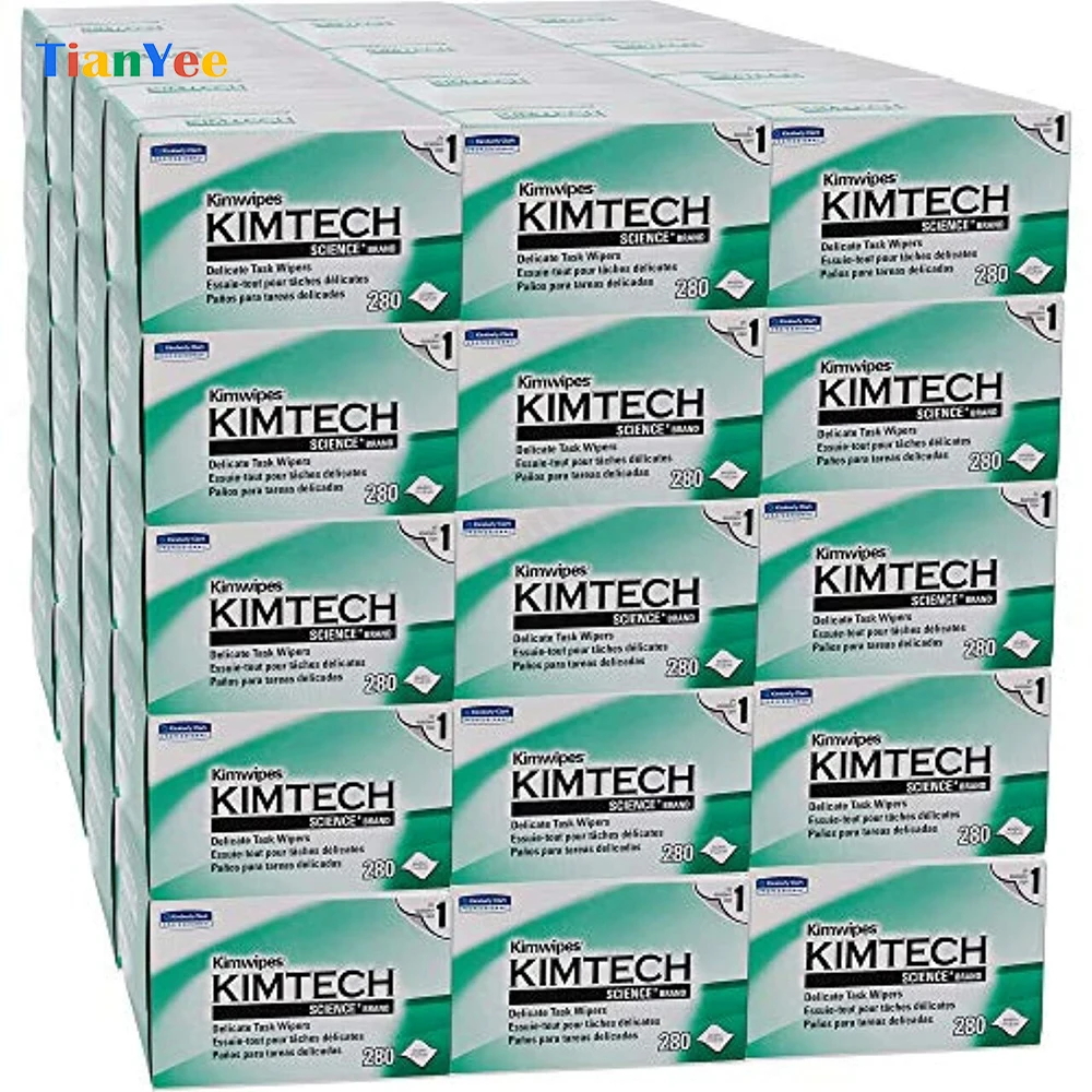 Imagem -06 - Quimtech Toalhetes de Papel para Limpeza de Fibra Óptica Preço de Fábrica 280 Unidades