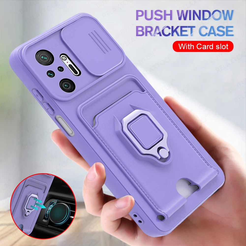 Case For Xiaomi Redmi Note 10 Pro Max 10S 10T 5G Multifunctional Cover For Redmi Note 11 Pro Plus 5G Shockproof Phone Case