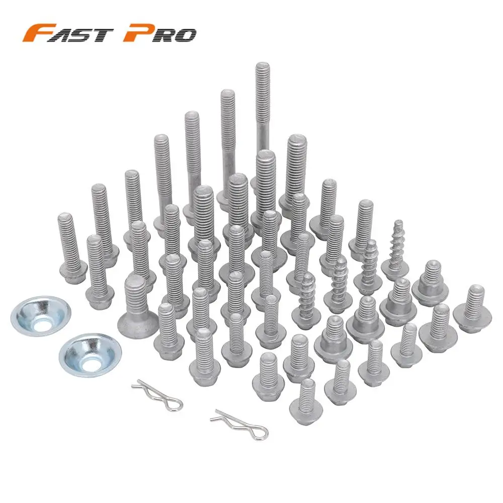 For KTM SX SXF EXC EXCF 125 150 200 250 300 350 400 450 500 505 530 2003-2021 Motorcycle Fairing Bolt Kit Bodywork Screws Nut