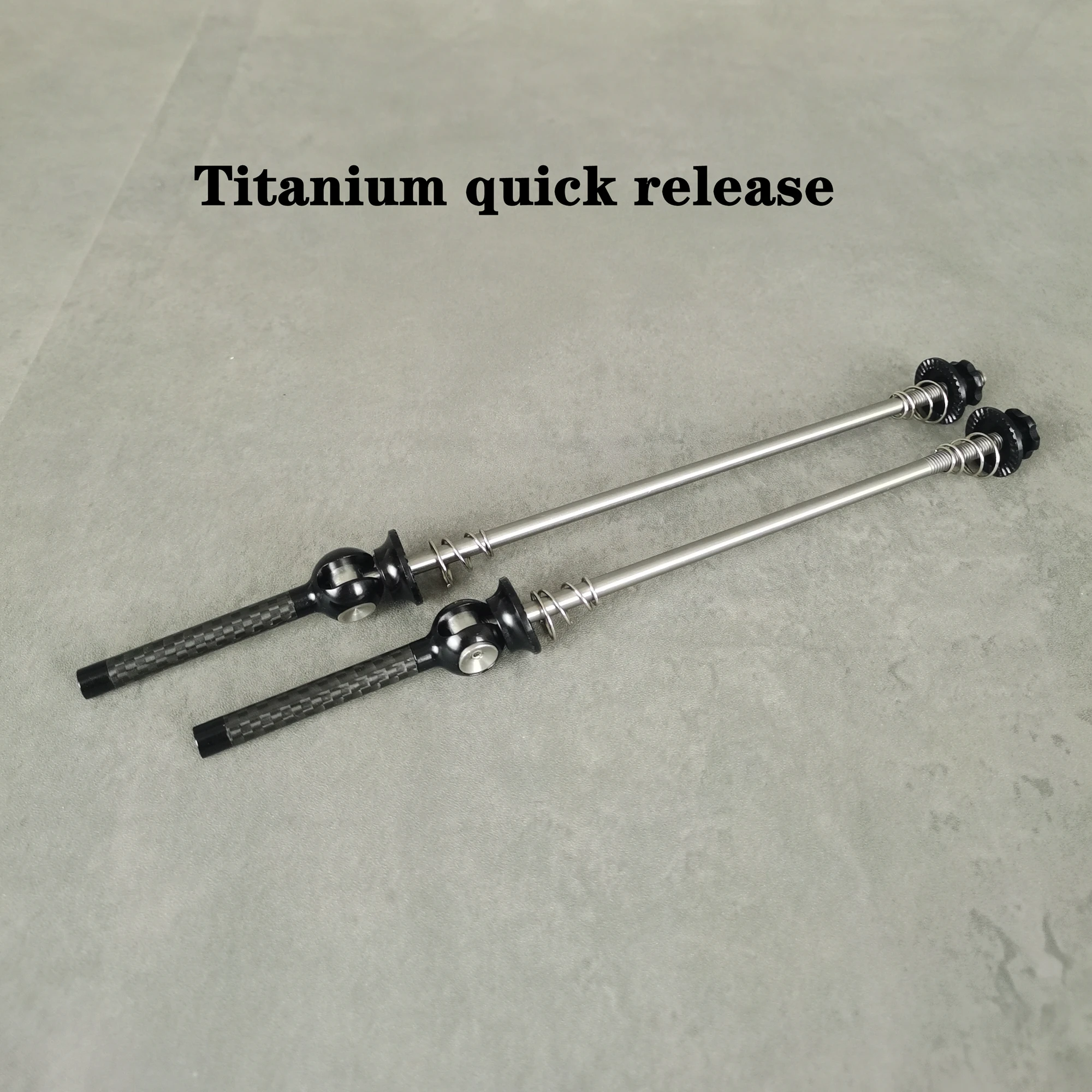 50g！Ultra light Titanium Material Road/MTB Quick Release  Super Light Titanium  Bicycle Skewers with carbon covered lock