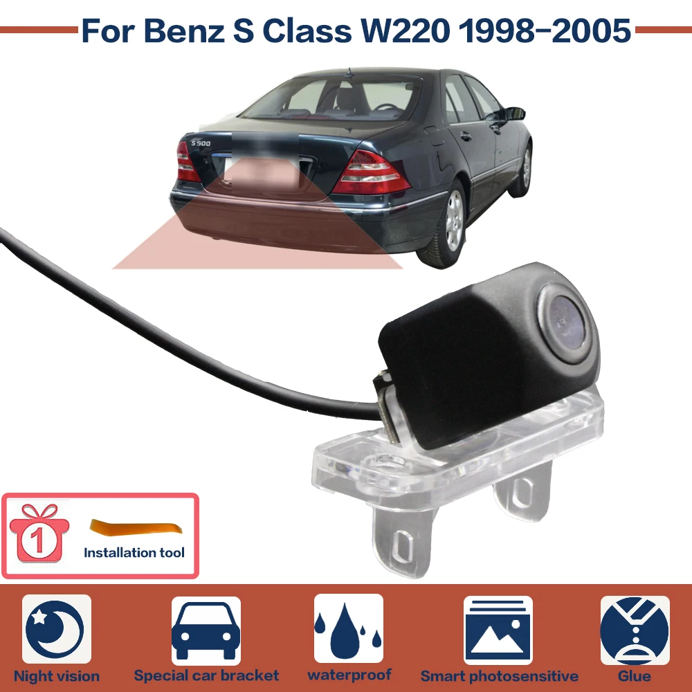 

Car Rear View Reverse Backup Camera Starlight Night Vision High Quality For Benz S Class W220 1998~2005