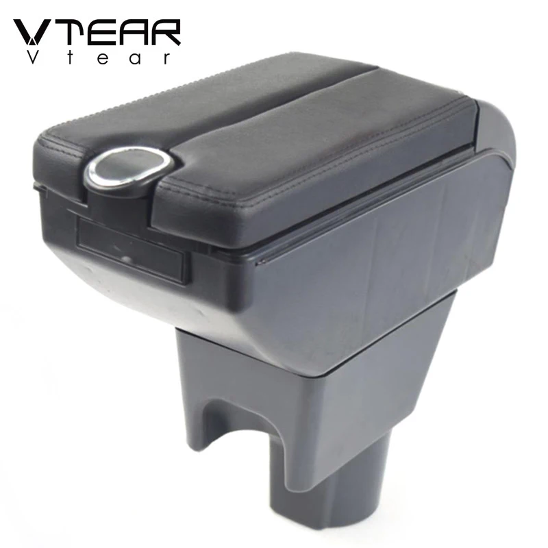 Vtear For Renault Duster Armrest Interior Center Console Storage Box Arm Rest Car-styling Decoration Accessories Parts Organizer