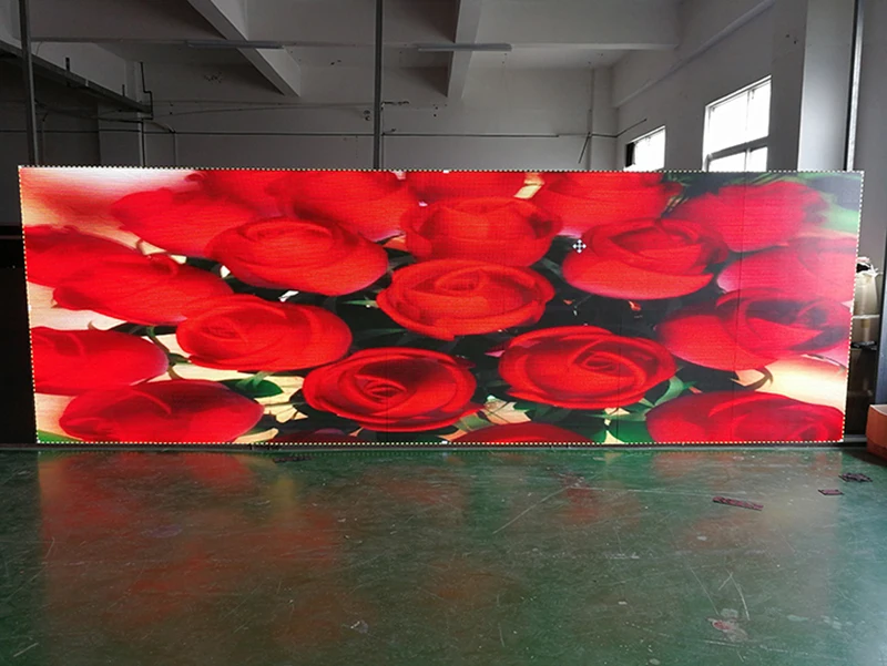 SMD3528 P6 RGB Layar Display Panel Matriks Led Dalam Ruangan 192X192Mm 32X32 Piksel