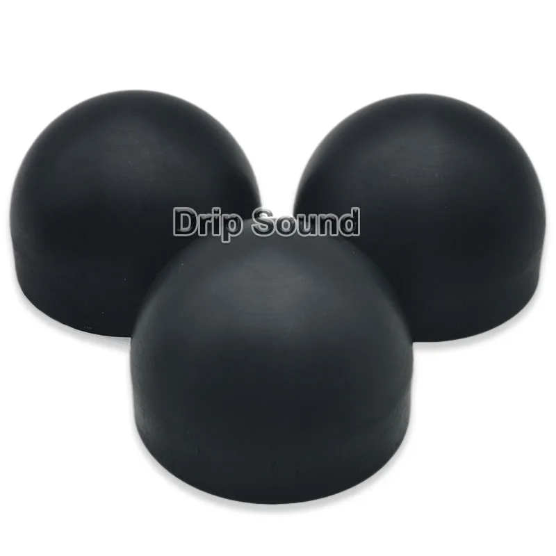 43mm ebony alto-falante espigões absorventes de choque almofadas isolamento suporte pés umedecimento prego