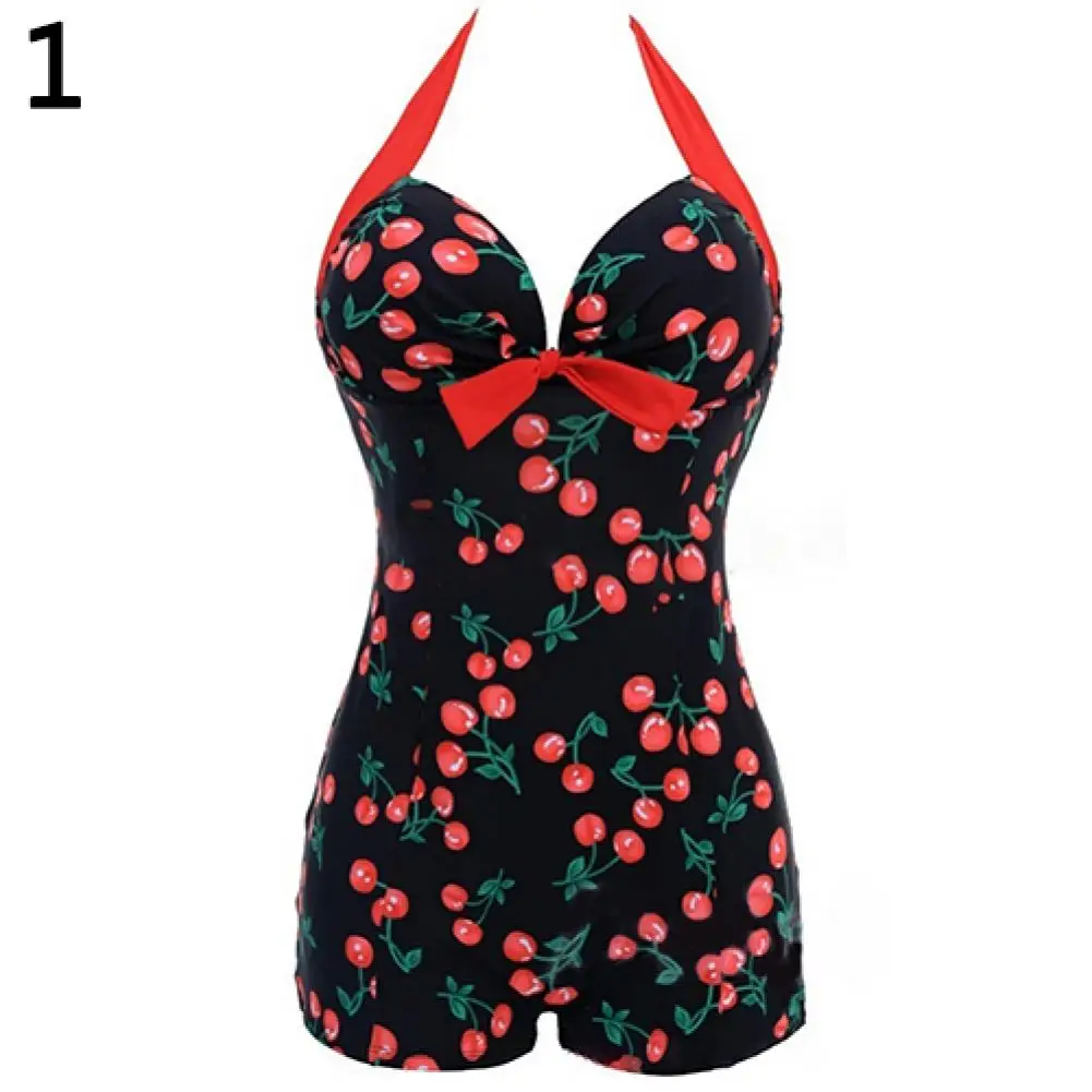 Women\'s Swimwear Bodysuit One-piece Bathing Suit Dotted Beachwear Push Up Monokini Swimsuit Beachwear Bathing Suits