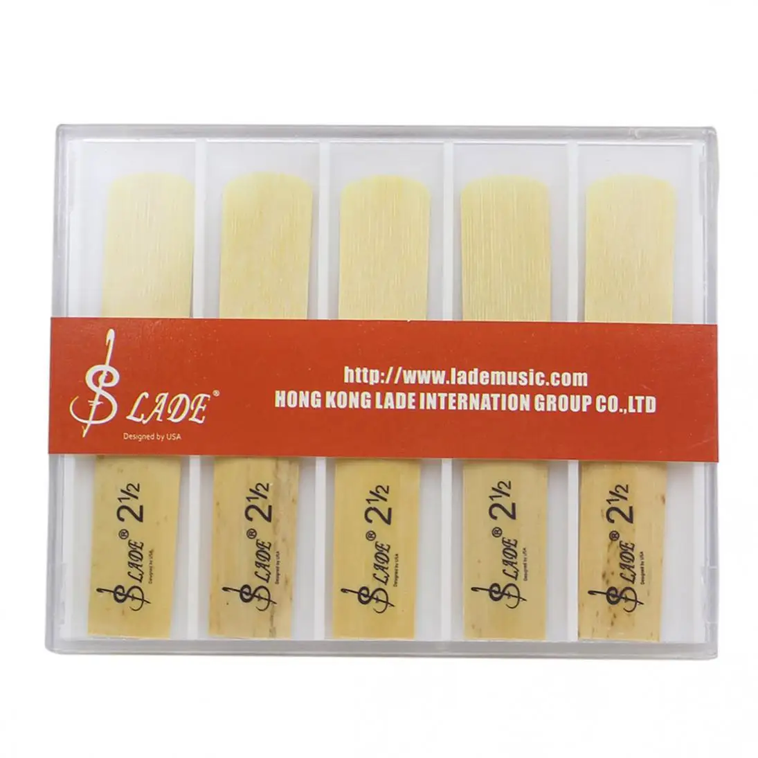 10pcs Professional Lade bB Clarinet Reeds Strength 2.5 Accessories  for Clarinet Mouthpiece Parts Traditional Bamboo Reed