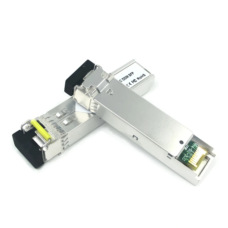 Módulo de fibra óptica lc sfp, 1.25g, lc 20km, 1310/nm, módulo sfp monofibra, transceptor para compatibilidade de swtich onu olt