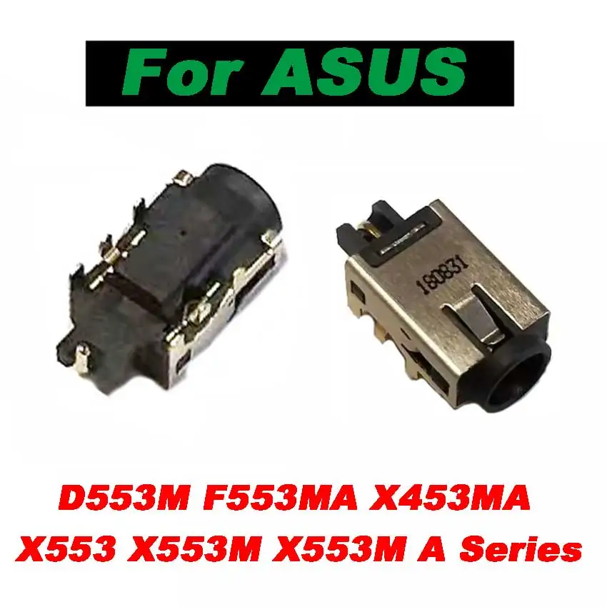 

5Pcs New Laptop DC POWER JACK Socket For ASUS D553M F553MA X453MA X553 X553M X553MA series CHARGING PORT CONNECTOR