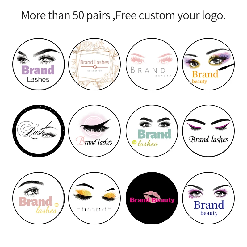 Wholesale order 50pairs/lot free logo MIKIWI Custom box 24 Styles soft dramatic Eye lashes 5D real mink handmade thick eyelashes