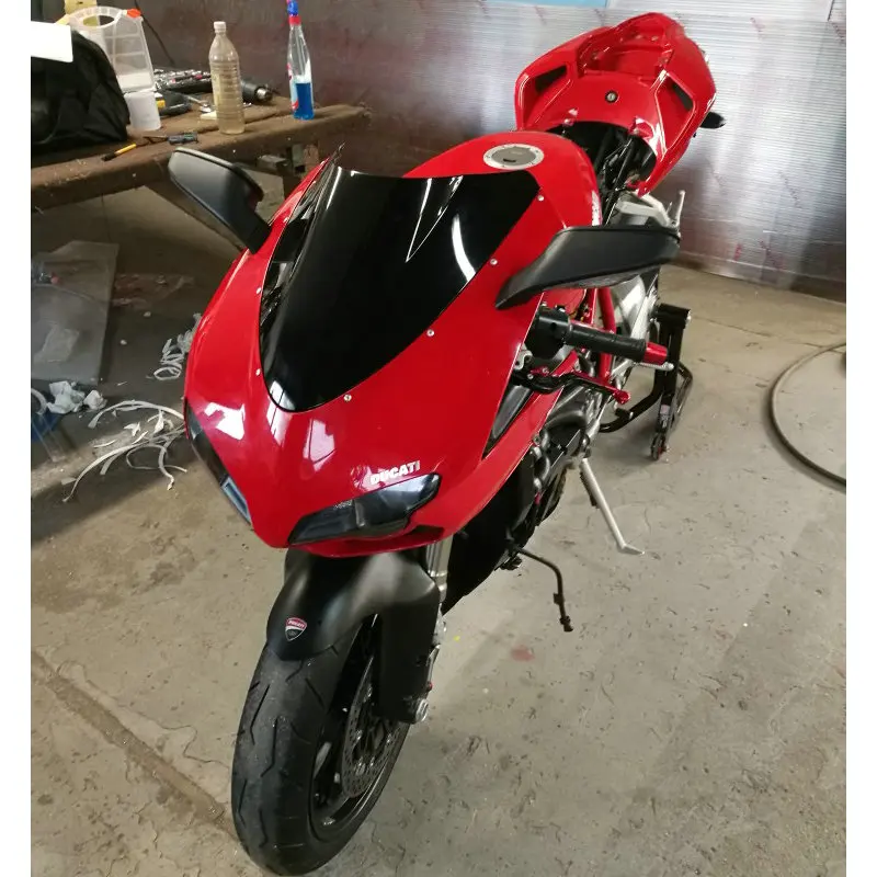 Windscreen For Ducati 848 1098 1198 S R 2007 2008 2009 2010 2011 2012 2013 Screen Deflectors Windshield Smoke Iridium