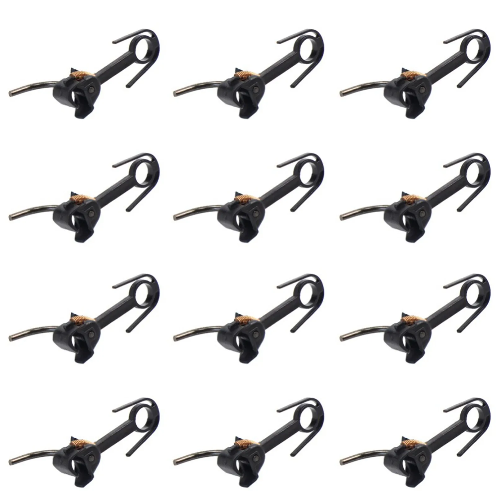 12pcs\\set 20mm HO scale Knuckle Couplers with Spring E-Z Magnetic Railway Coupling HP0787 Trains model hook DIY models parts