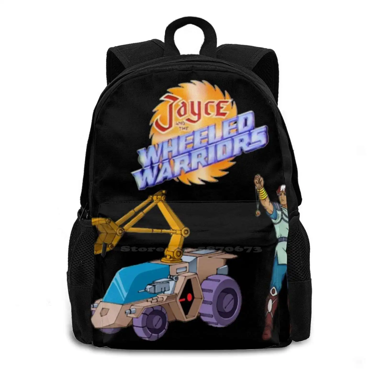 Jayce And The Wheeled Cartoon Show Large Capacity School Backpack Laptop Bags Jayce And The Wheeled Retro 80S Cartoons 80S Toys