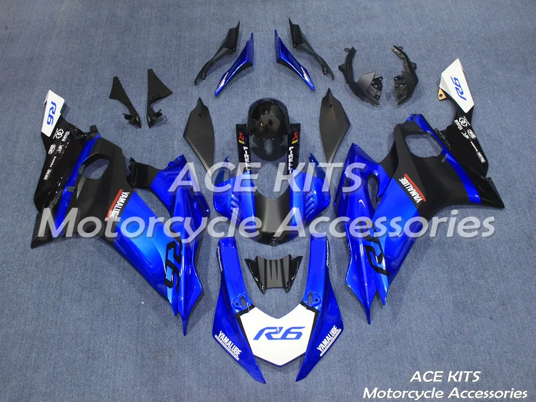 

New ABS Motorcycle Fairing For YAMAHA R6 2017 2018 Injection Bodywor All Sorts of Color No.0299