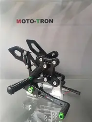 MOTO-TRON Motorcycle CNC Adjustable Rear Set Rearsets Footrest Foot Rest  For KAWASAKI H2SX SE 2018-2019-2020