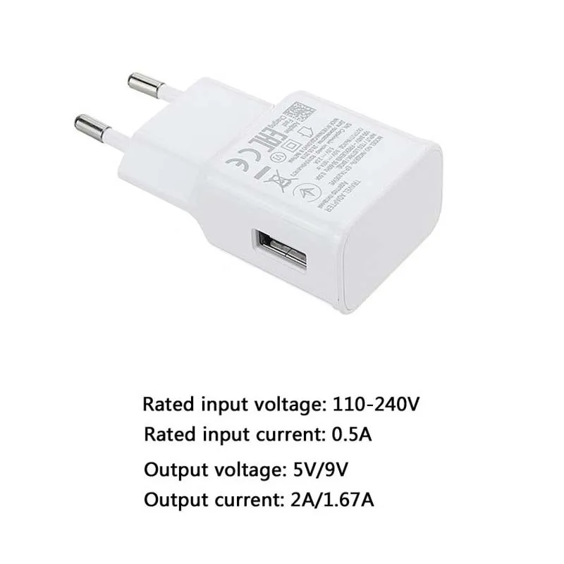 9V/1.67A Fast Wall Charger Adapter Fast Charge Type-C USB Cable For Vivo Z1x Z5 Y90 Y7s Y15 Google Pixel 4 3a 3 XL Phone Charger