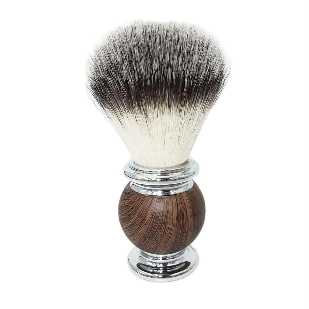 

Magyfosia Soft Synthetic Hair Wet Shaving Brush Wood Grain Handle by Hand Made for Shaver Man