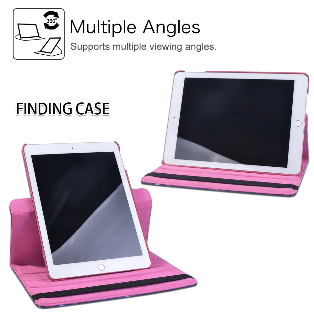 Für Apple IPad Mini 4/5 360 Grad Multicolor Rotierenden Flip PU Leder Fall Smart Tablet Auto-Sleep/Wake Ständer halter Abdeckung