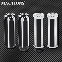 1''Motorcycle Handlebar Hand Grips 25mm Black/Chrome For Harley Touring Electra Glide Dyna Fat Bob FXDF Sportster XL883 Softail