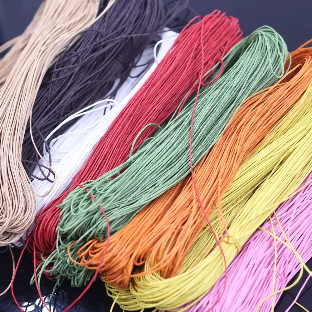 

10M Wax Rope Cord Colorful For Charms Necklace Jewelry DIY Findings 1mm