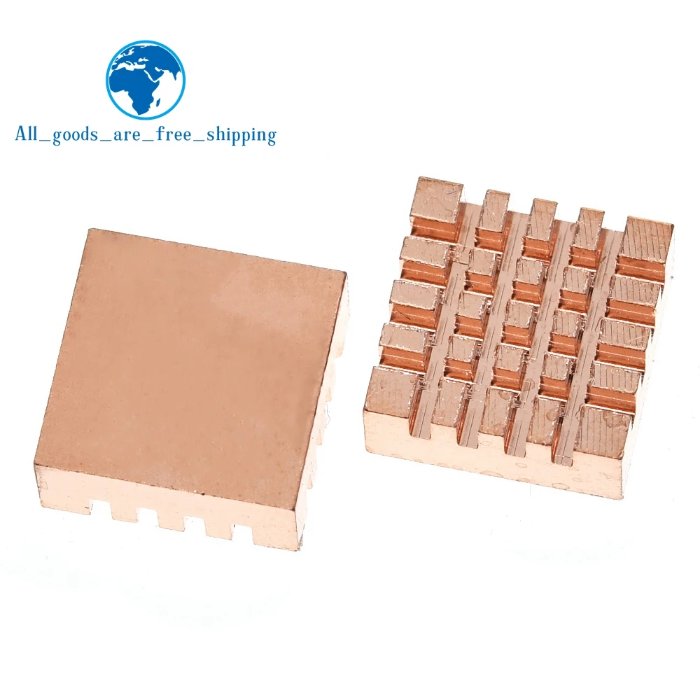 TZT 1pcs New RHS-03 Copper Heat Sink for DDR DDR2 DDR3 RAM Memory Cooler