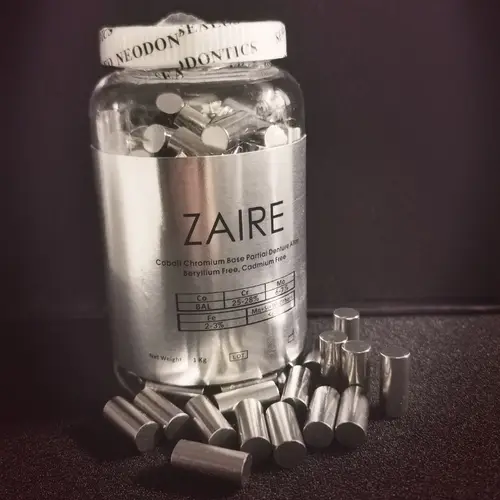 Alliage de prothèse dentaire partielle de base Alt, chrome-asile, laboratoire dentaire, 1kg