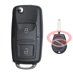 Keyecu 5FA 008 548, 5FA008548 2 pulsanti 433MHz ID48 Chip aggiornato Flip Remote Key Fob per Seat Ibiza Cordoba Arosa Leon