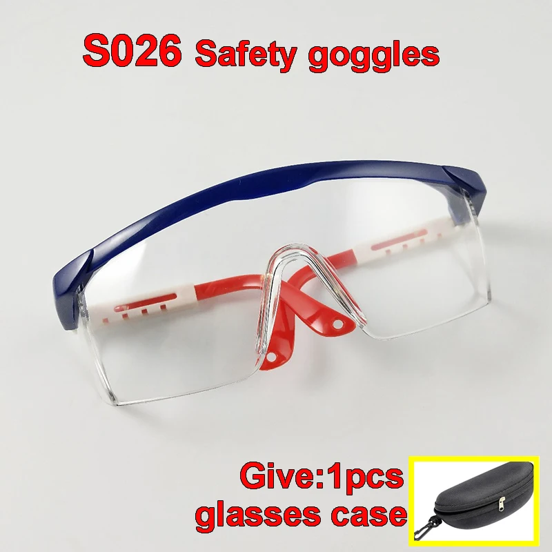 

S026 High-definition protective glasses Windproof Sand prevention Anti-spatter Goggles laboratory Multi-purpose Safety glasses